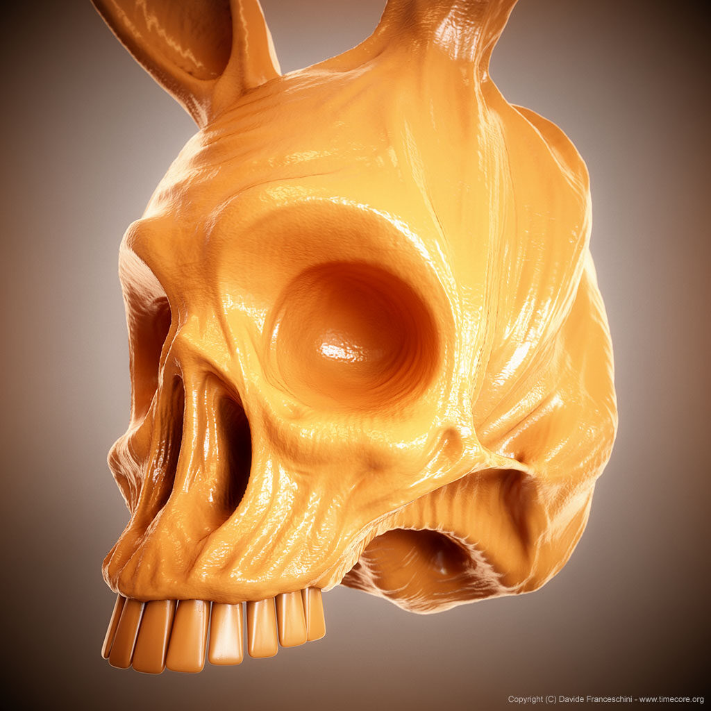 bunny skull 08