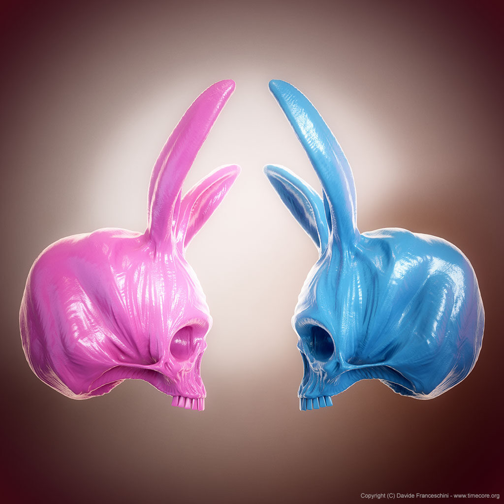 bunny skull 09