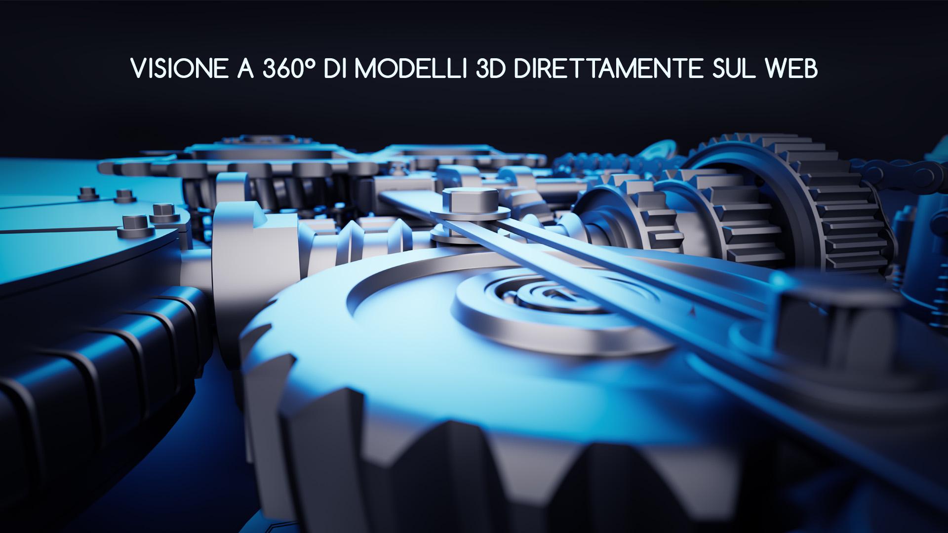 Visione a 360° di Modelli 3D Direttamente sul Web