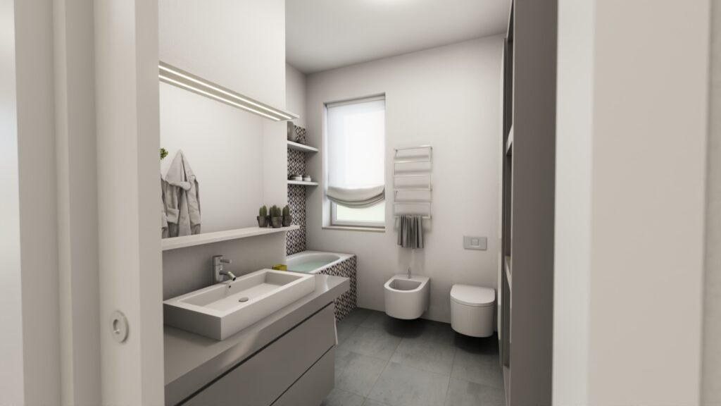 render interni piano1 bagno padronale